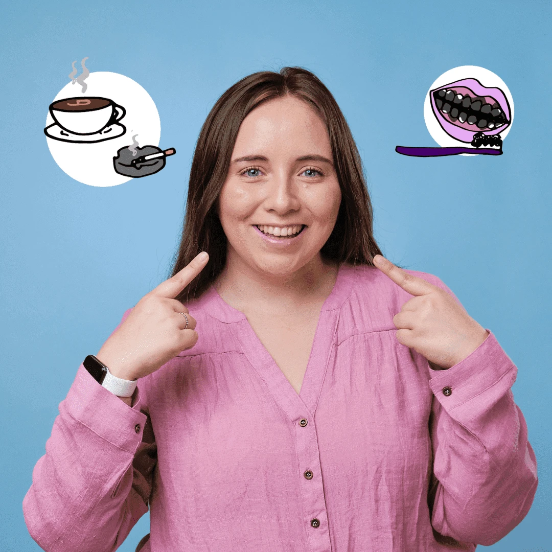 Elimina estos 4 hábitos si quieres tener una sonrisa más blanca 🙅‍♀️