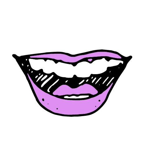 boca mostrando dientes