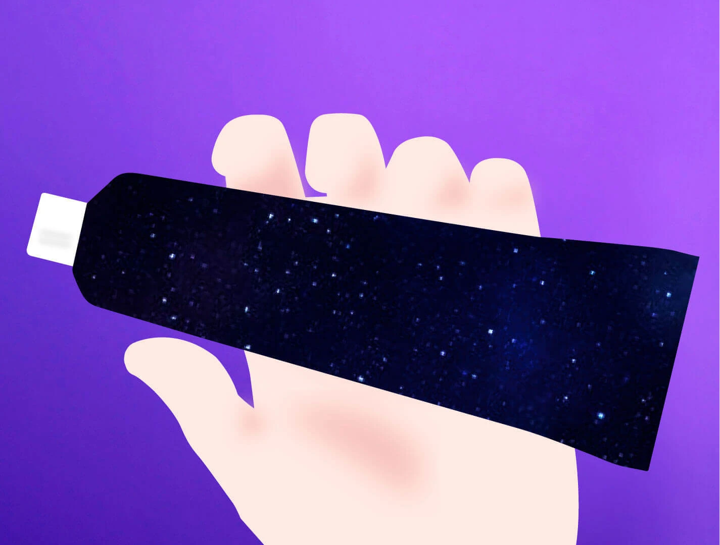 Dibujo de un tubo de pasta dental.